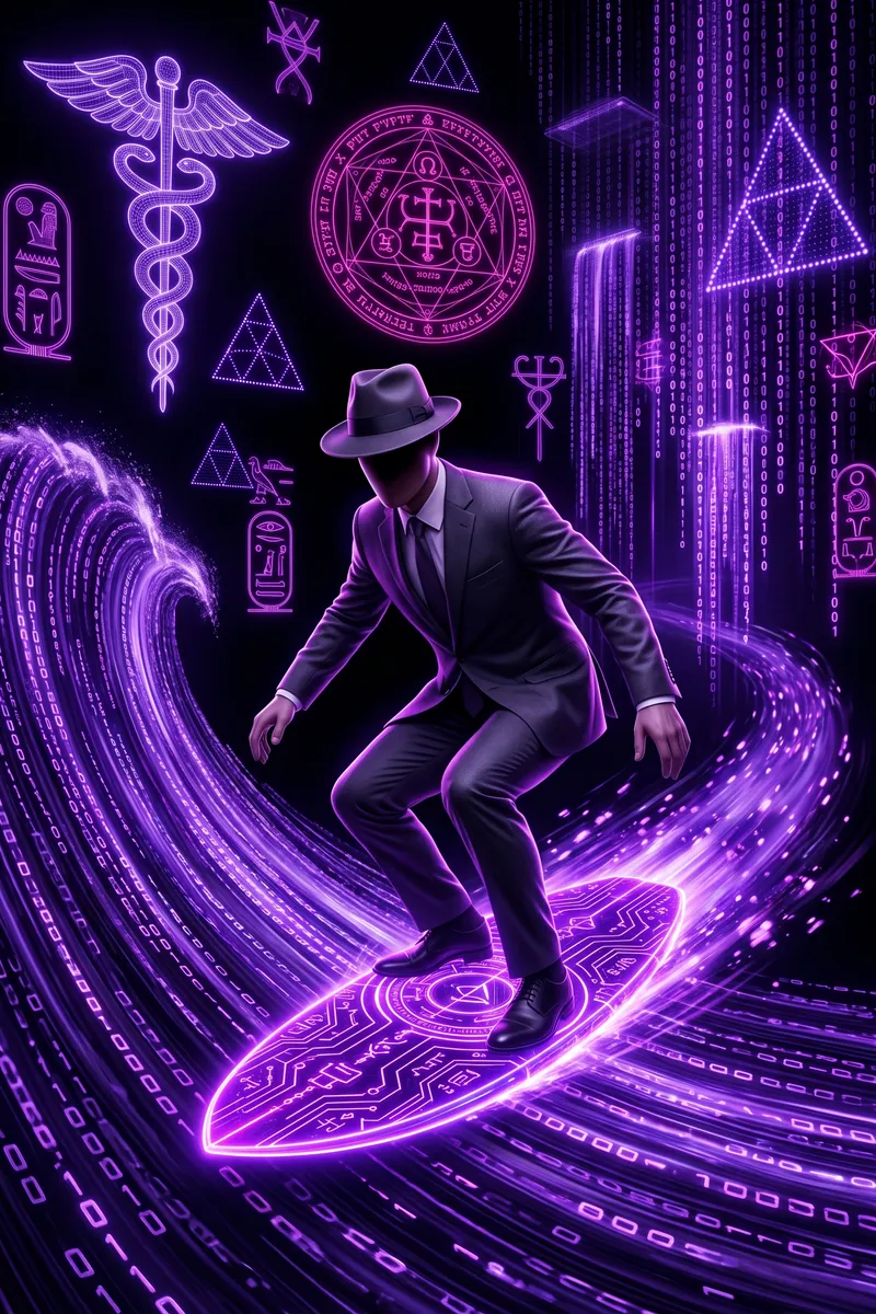 Arte do módulo Leis Herméticas do Método S.U.R.F.E